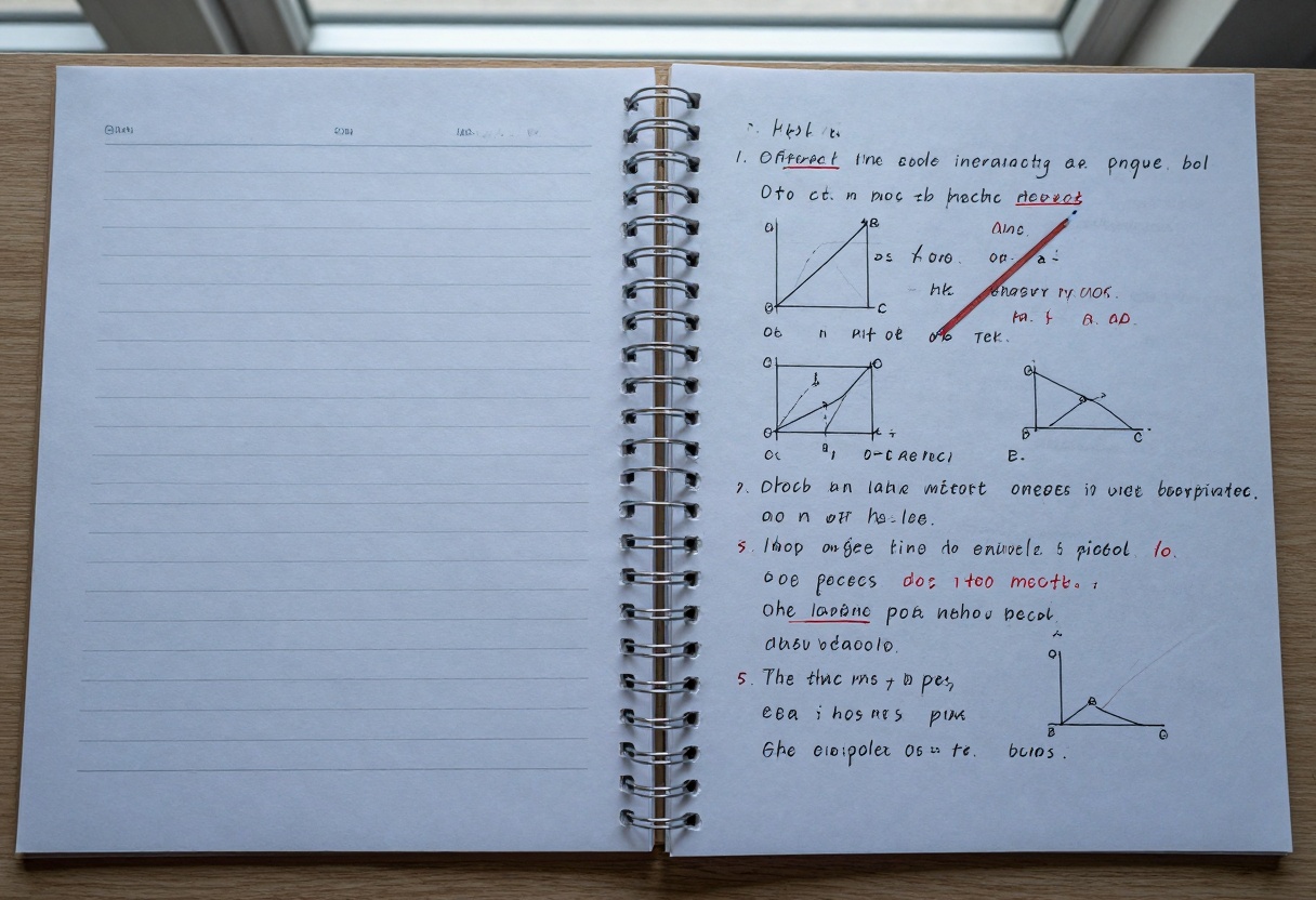 Physics homework being solved with detailed work