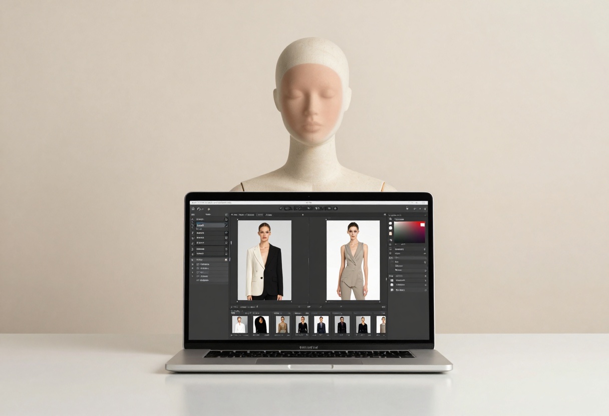 Photo editing interface applying a blur mask for redaction