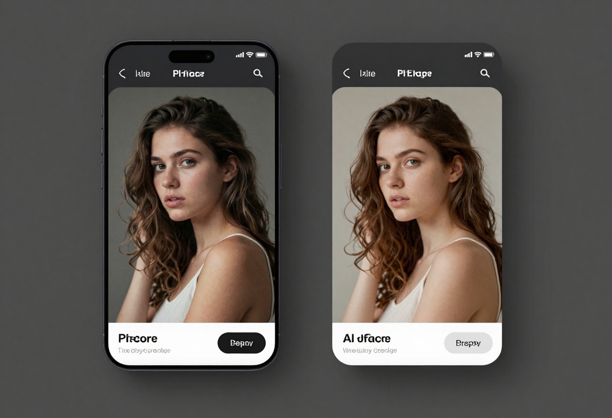 Side-by-side before and after