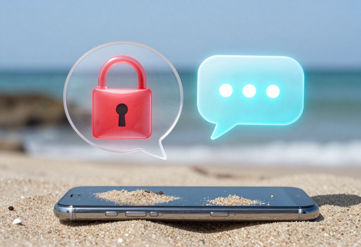 Locked vs unlocked chat bubbles Locked vs unlocked chat bubbles