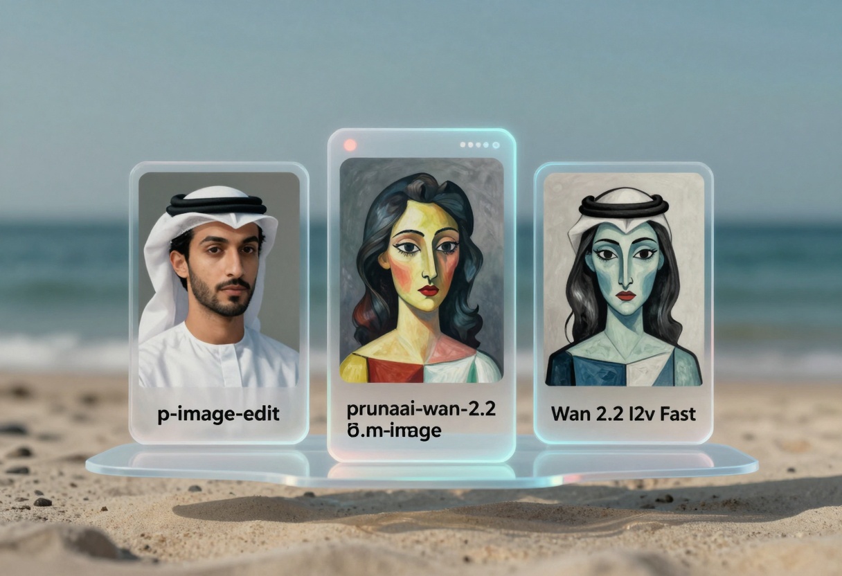 Model cards hologram