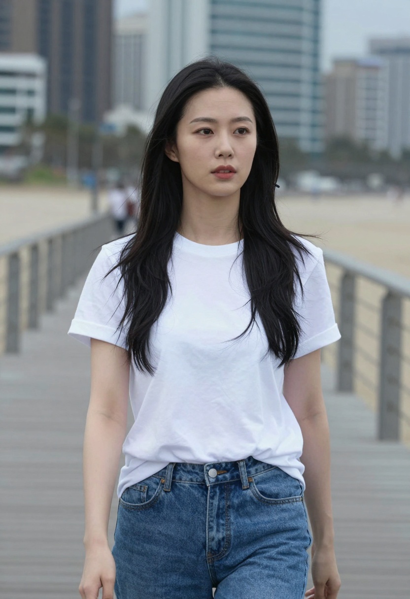 Beach boardwalk casual style