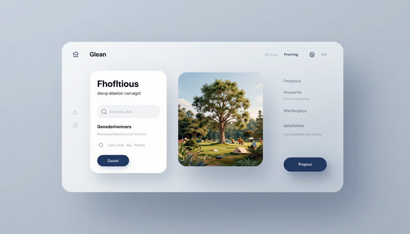 Professional UI for Image Generation