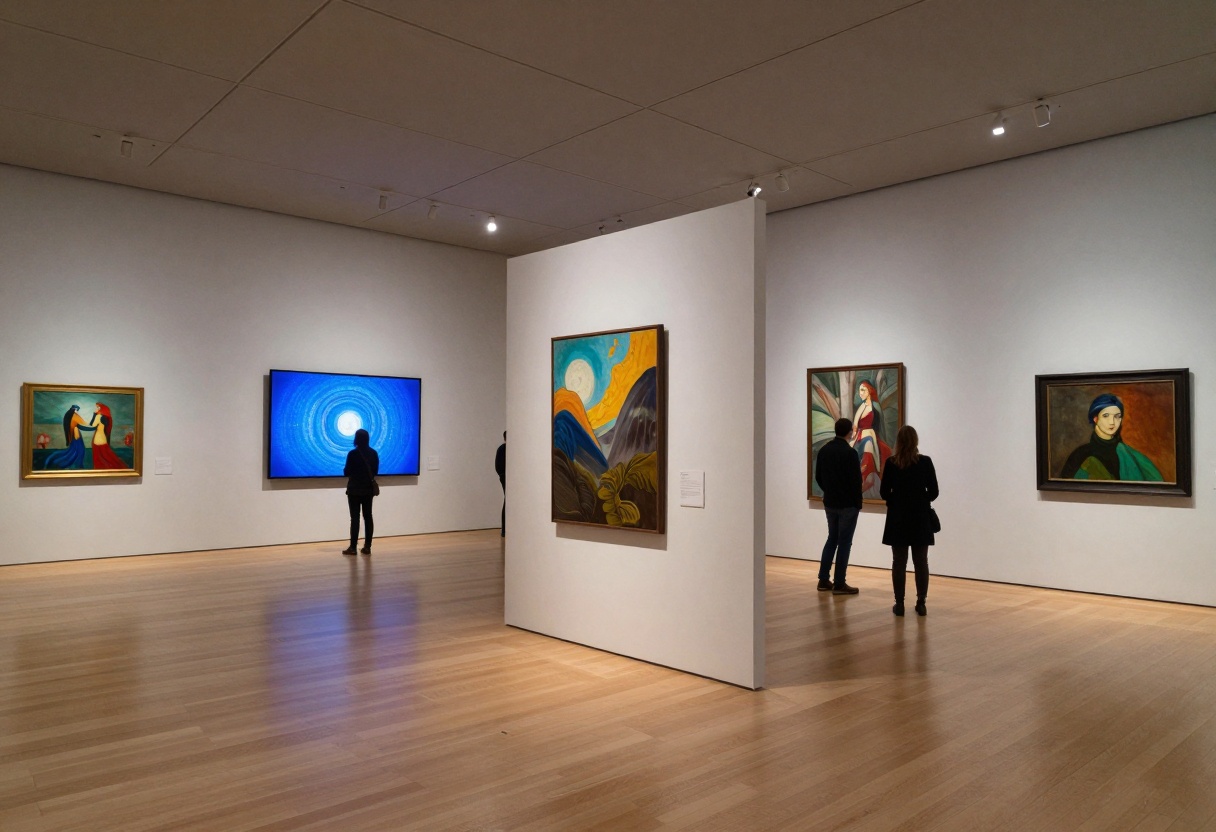 AI Art Gallery Exhibition