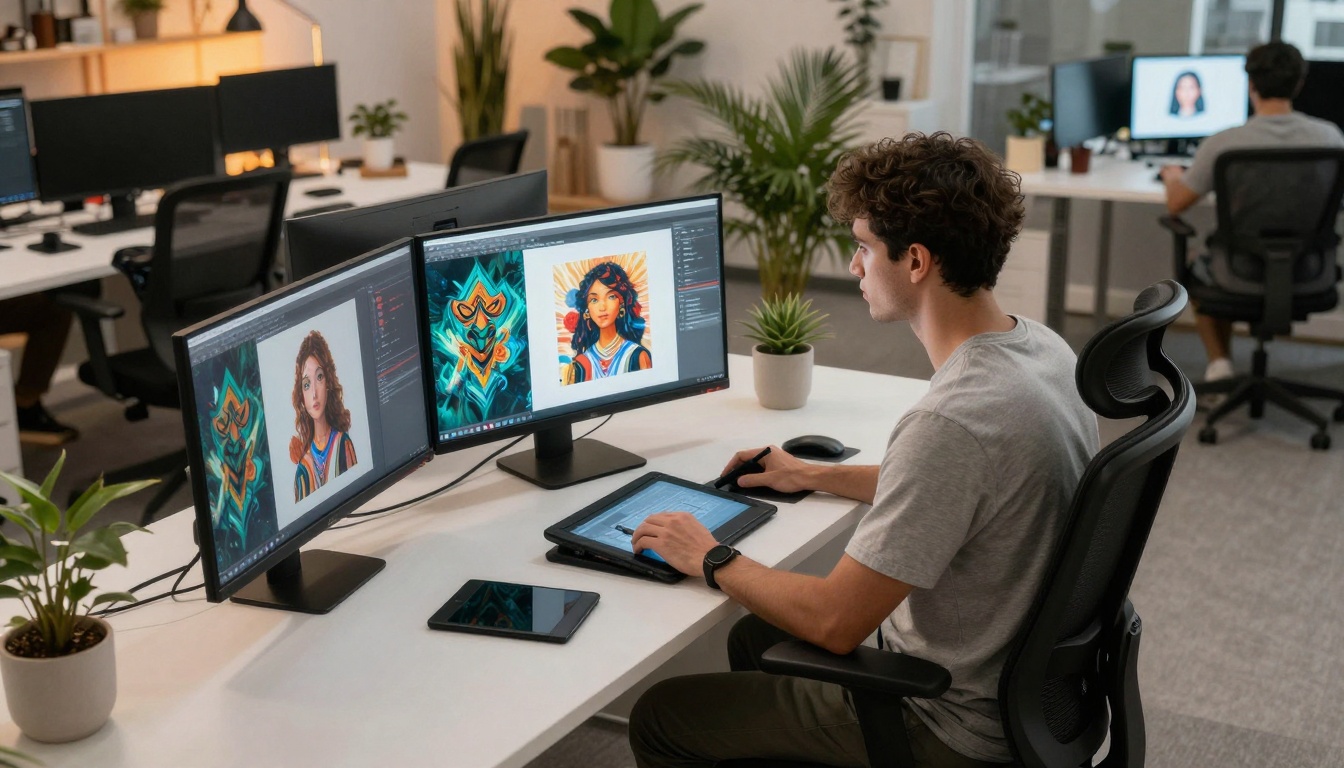 Creative Workspace with AI