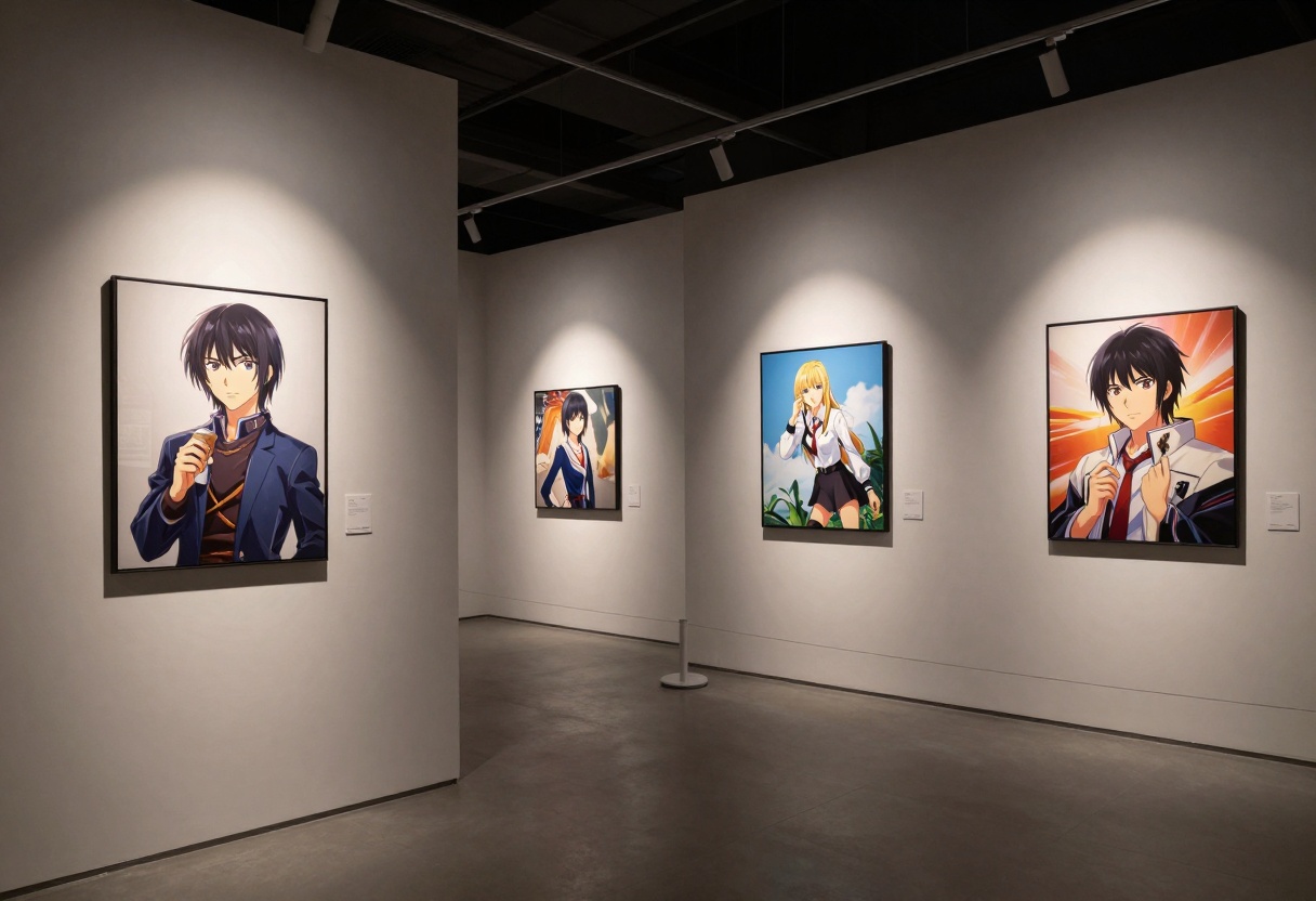Anime art gallery