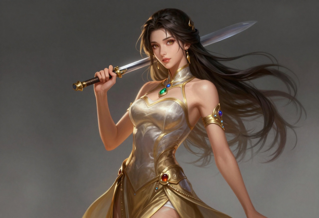 Fantasy digital art illustration