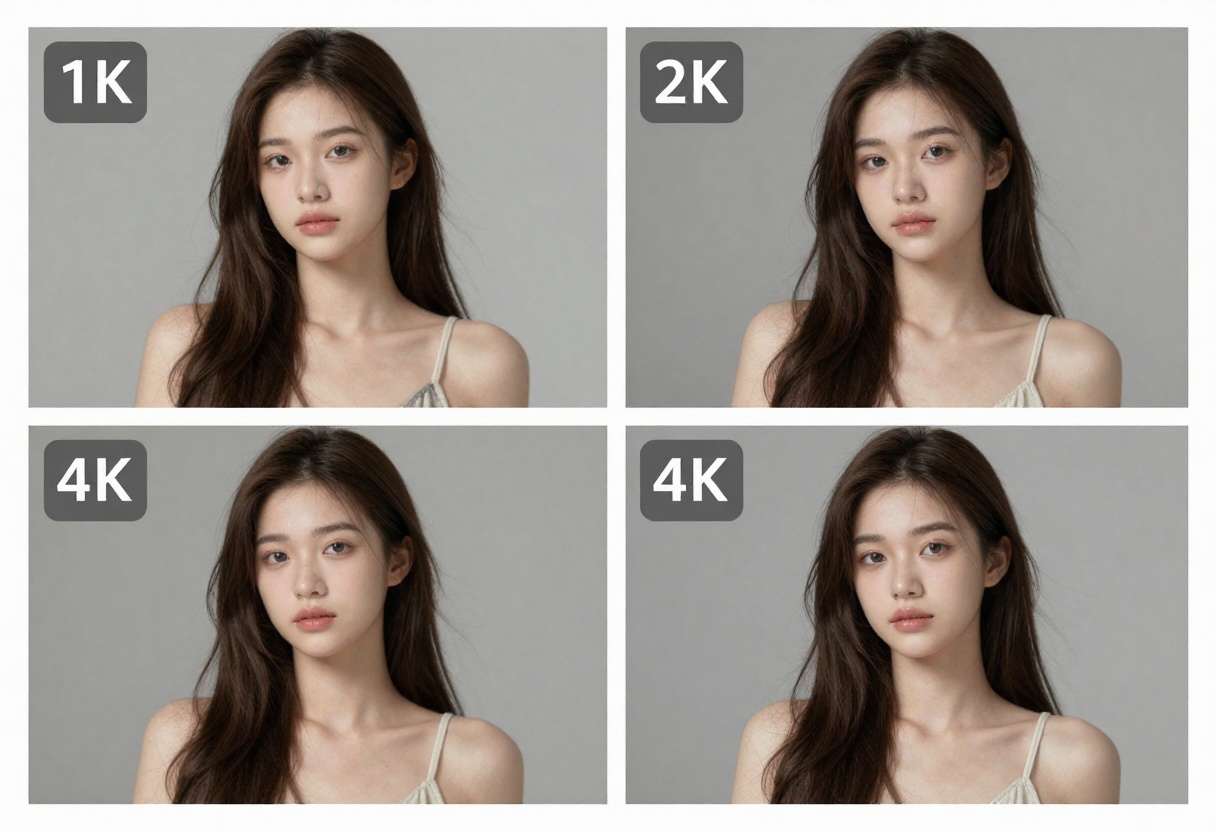 Resolution quality comparison across tiers