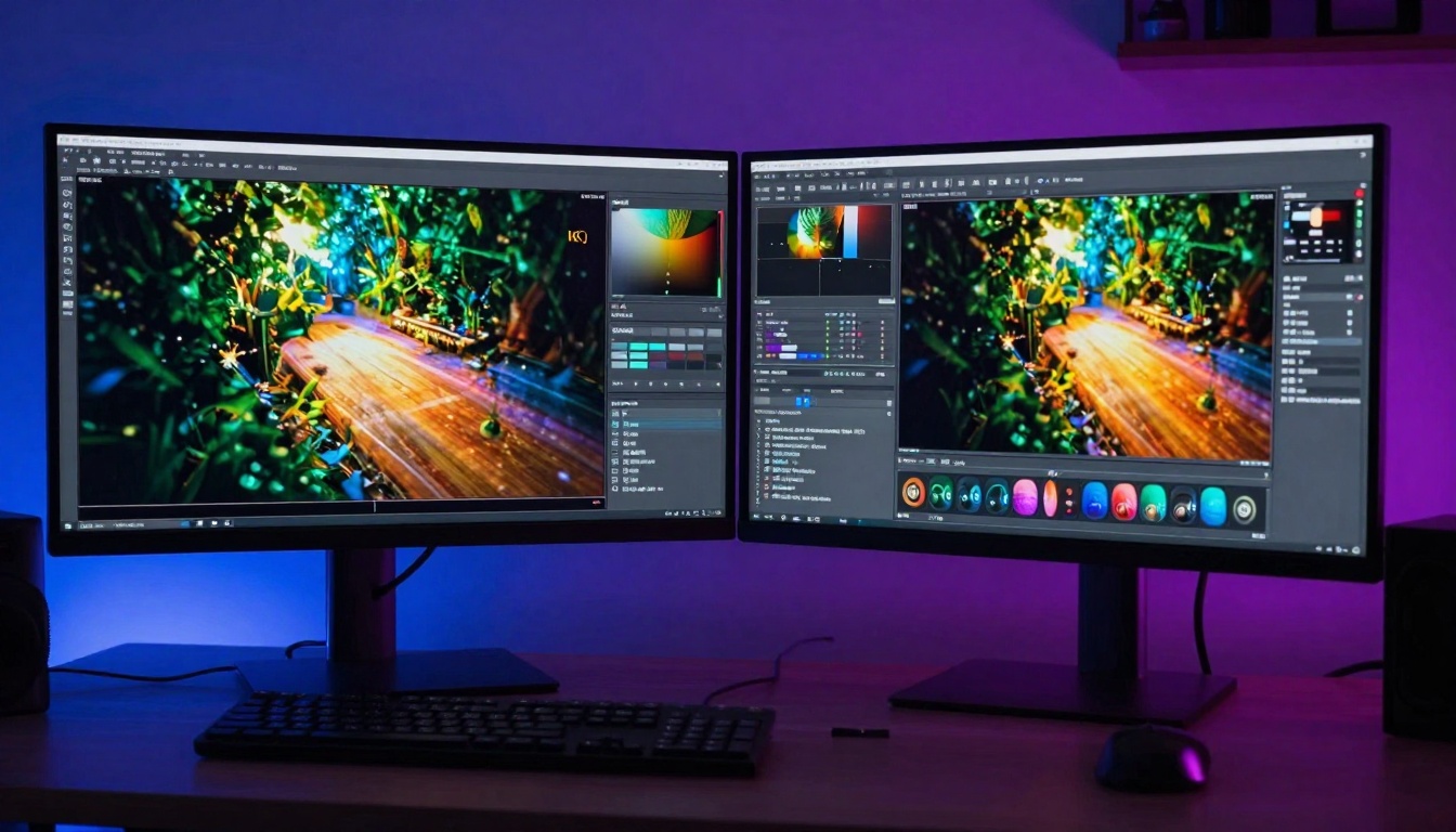 Resolution comparison on professional displays