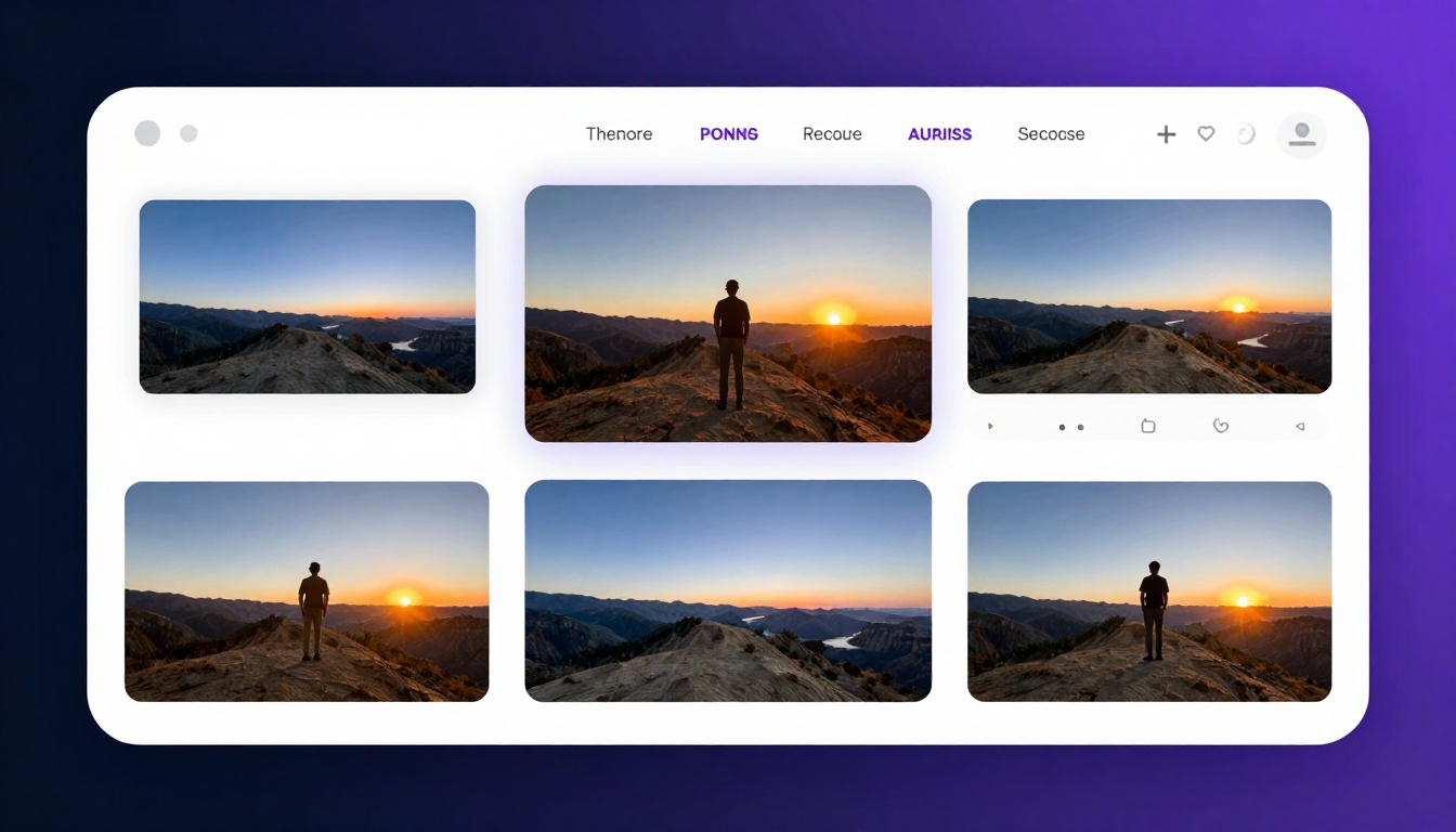 Aspect ratio options interface