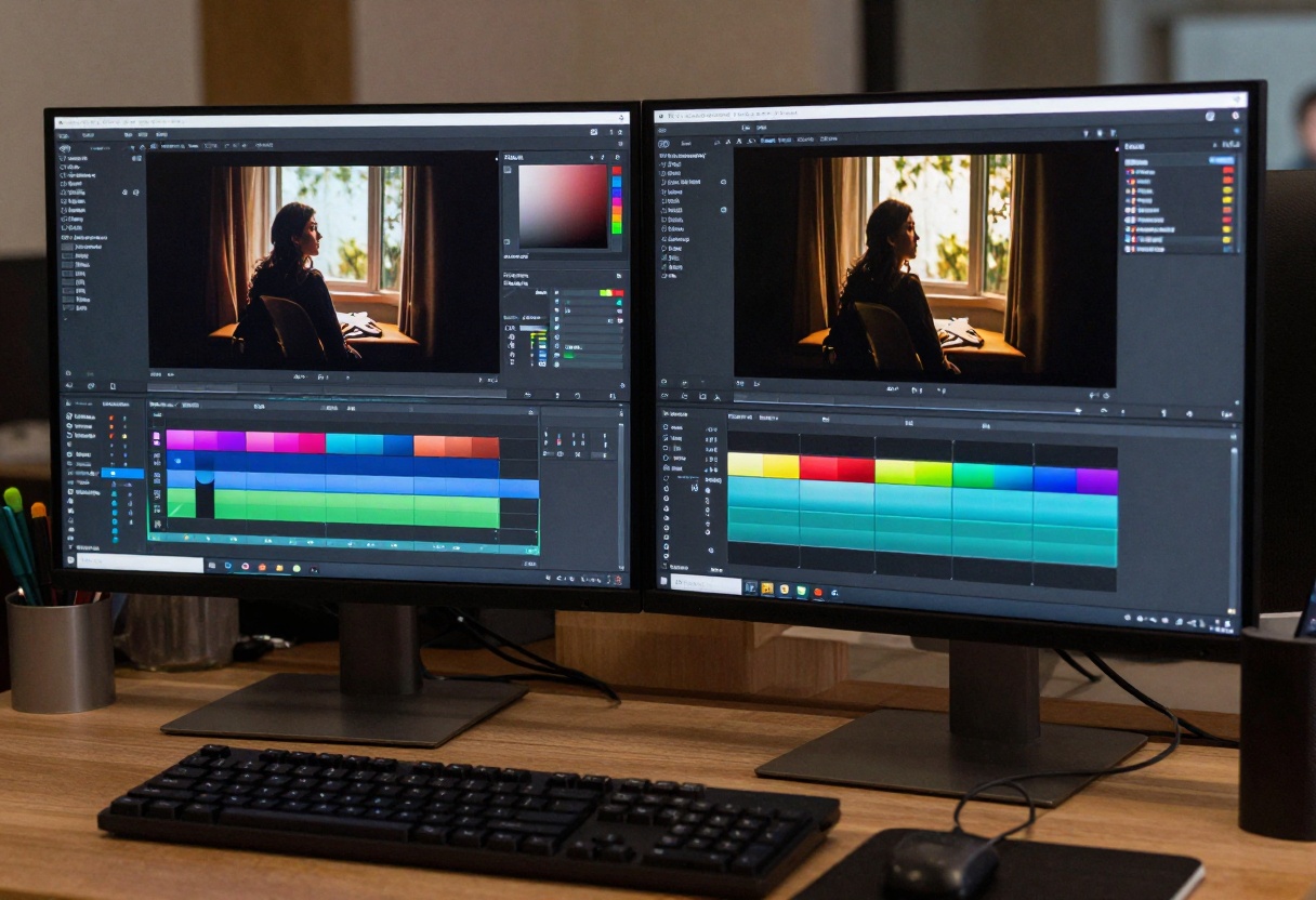Professional color grading workflow