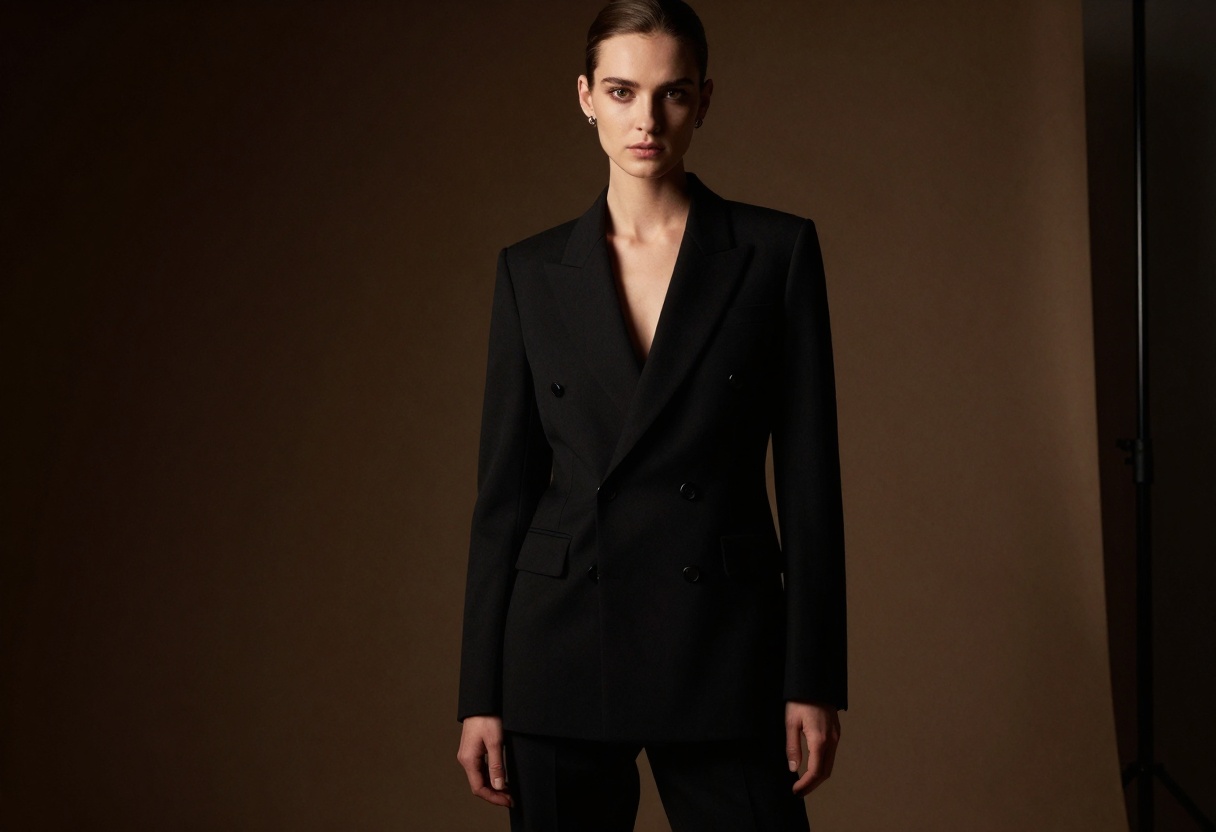 High-fashion editorial style portrait photography