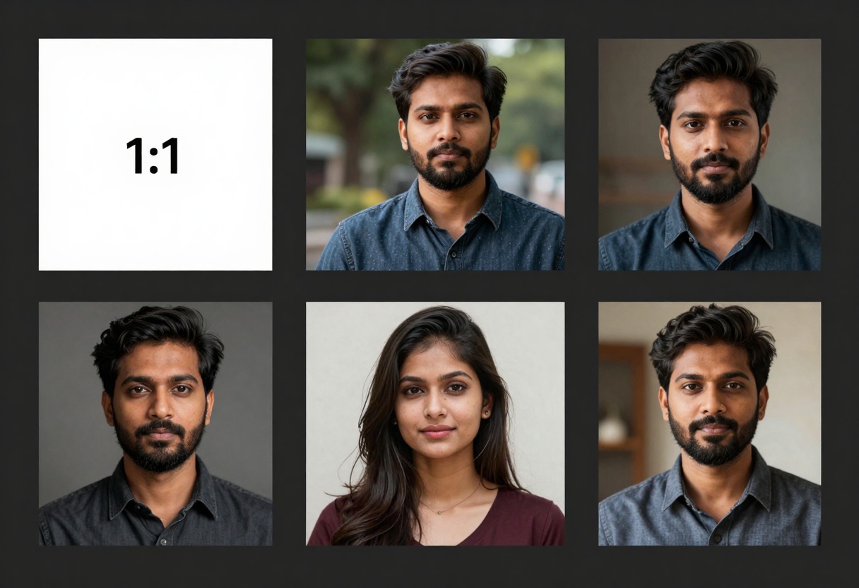 Aspect ratio comparison showing different format options