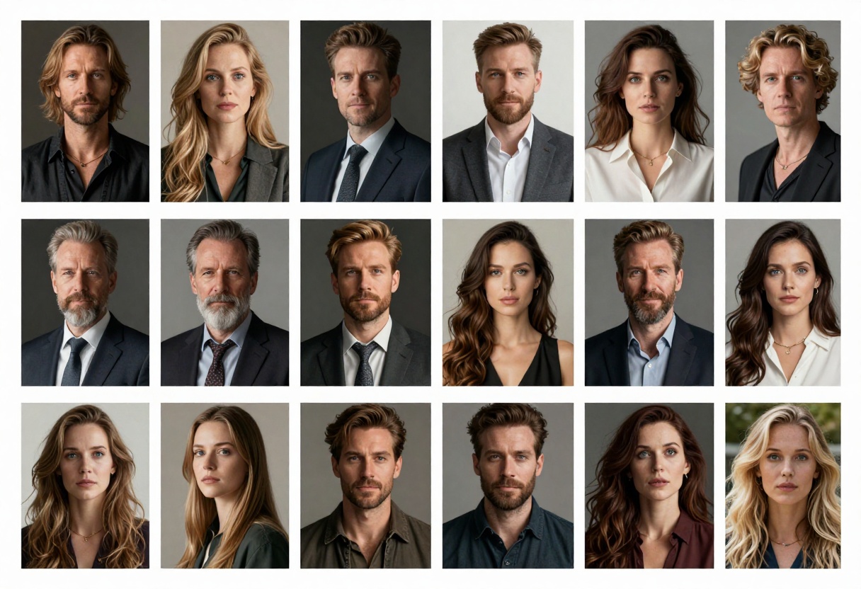Comparison of different aspect ratios for portraits