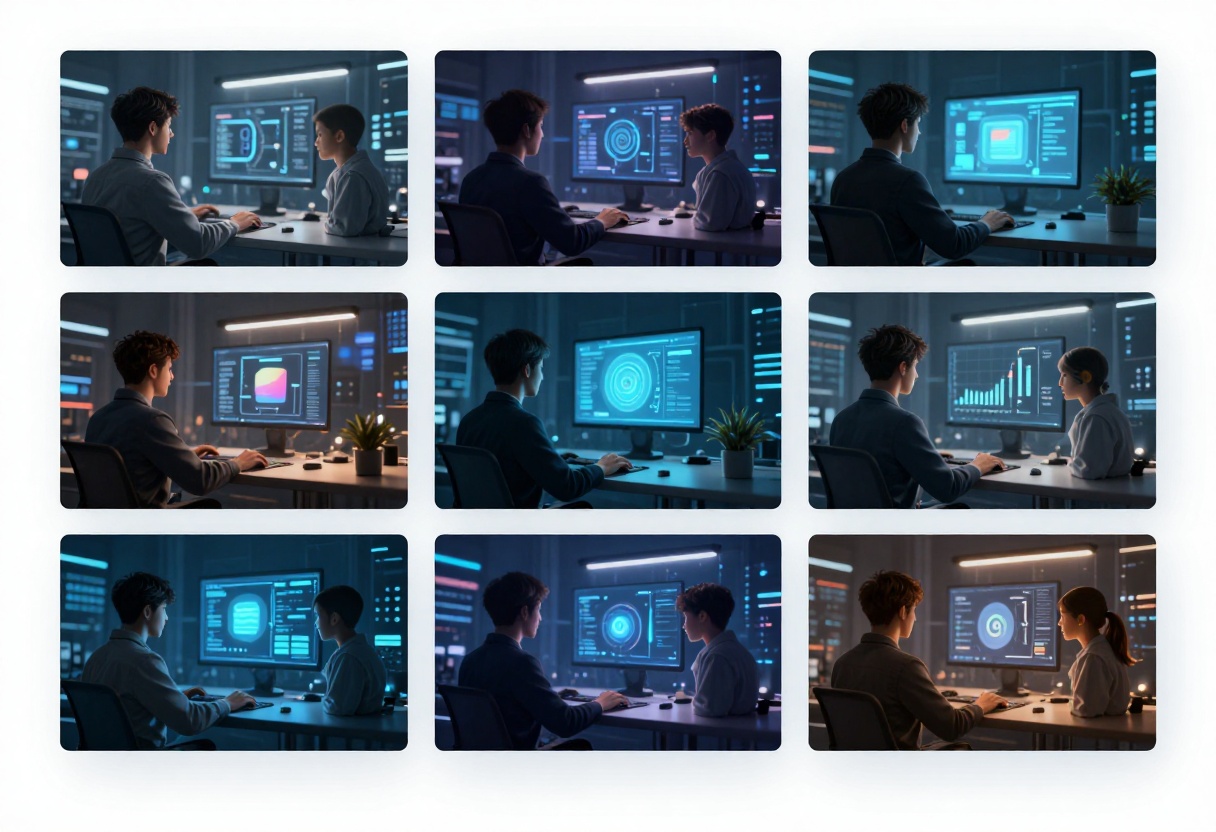 Reference image workflow demonstration
