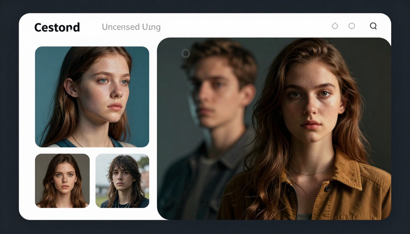 Comparison interface showing different generation options