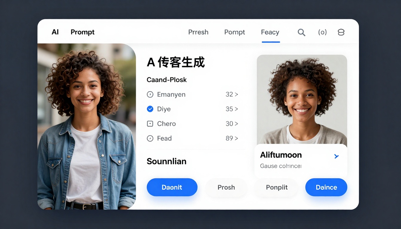 AI prompt interface example