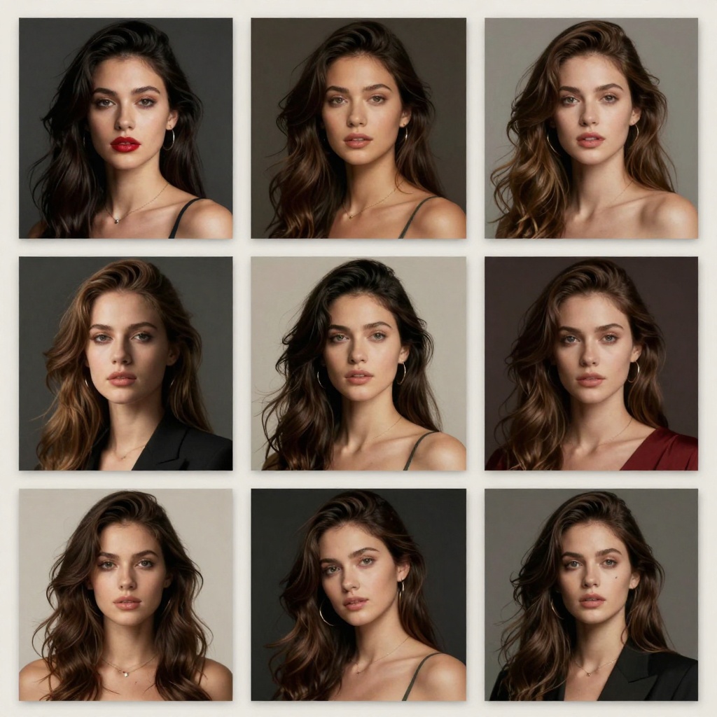 Gallery of artistic portraits