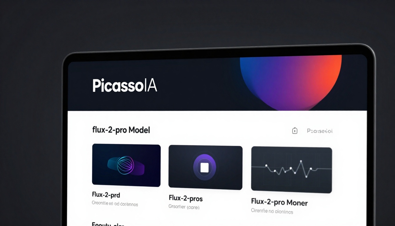 PicassoIA interface showing Flux 2 Pro