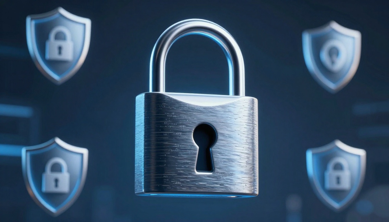 Digital privacy and security symbols