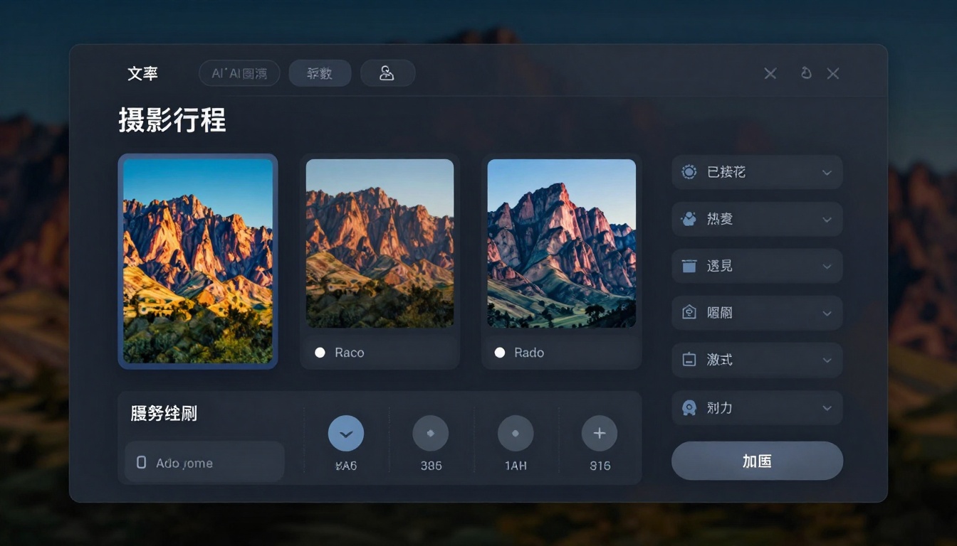 Advanced settings panel