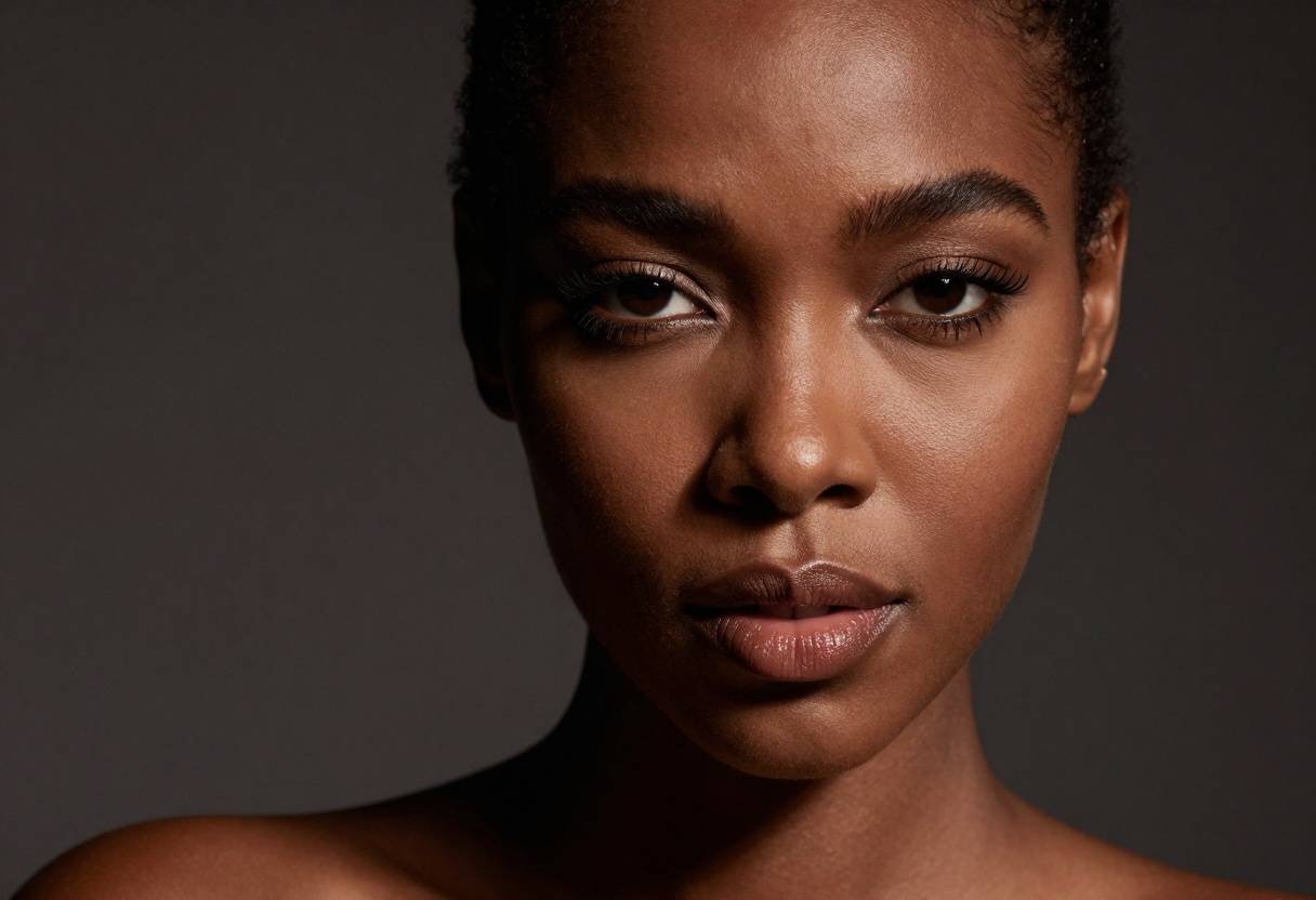 Sophisticated portrait with dramatic shadows Sophisticated portrait with dramatic shadows