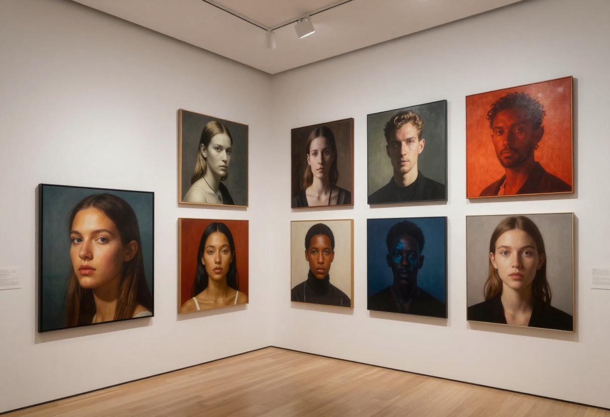 Gallery of AI-generated artworks