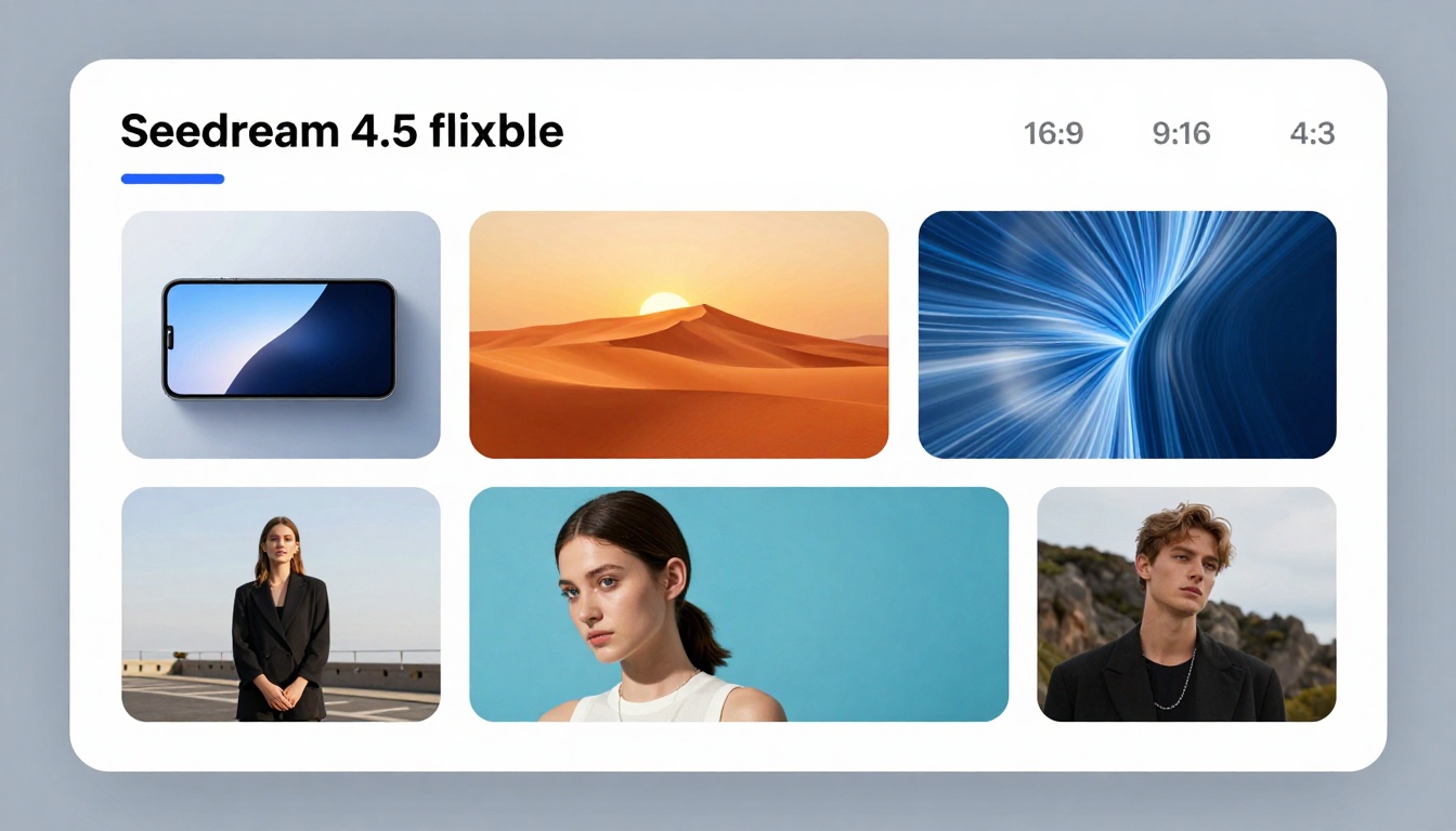 Aspect ratio options interface