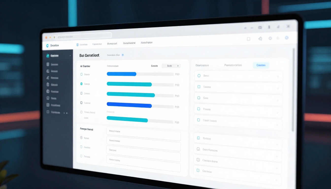 AI model interface with parameter controls AI model interface with parameter controls