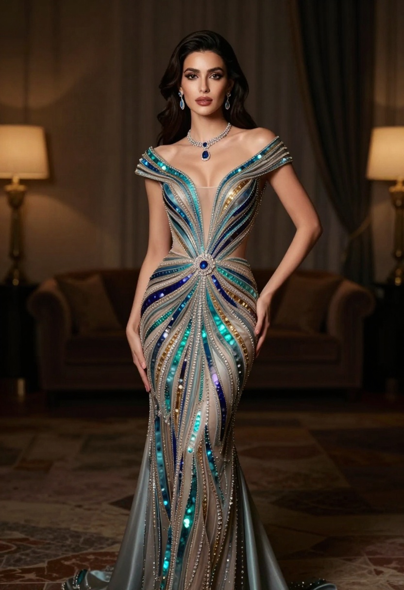 Sophisticated fashion photography with elegant lighting