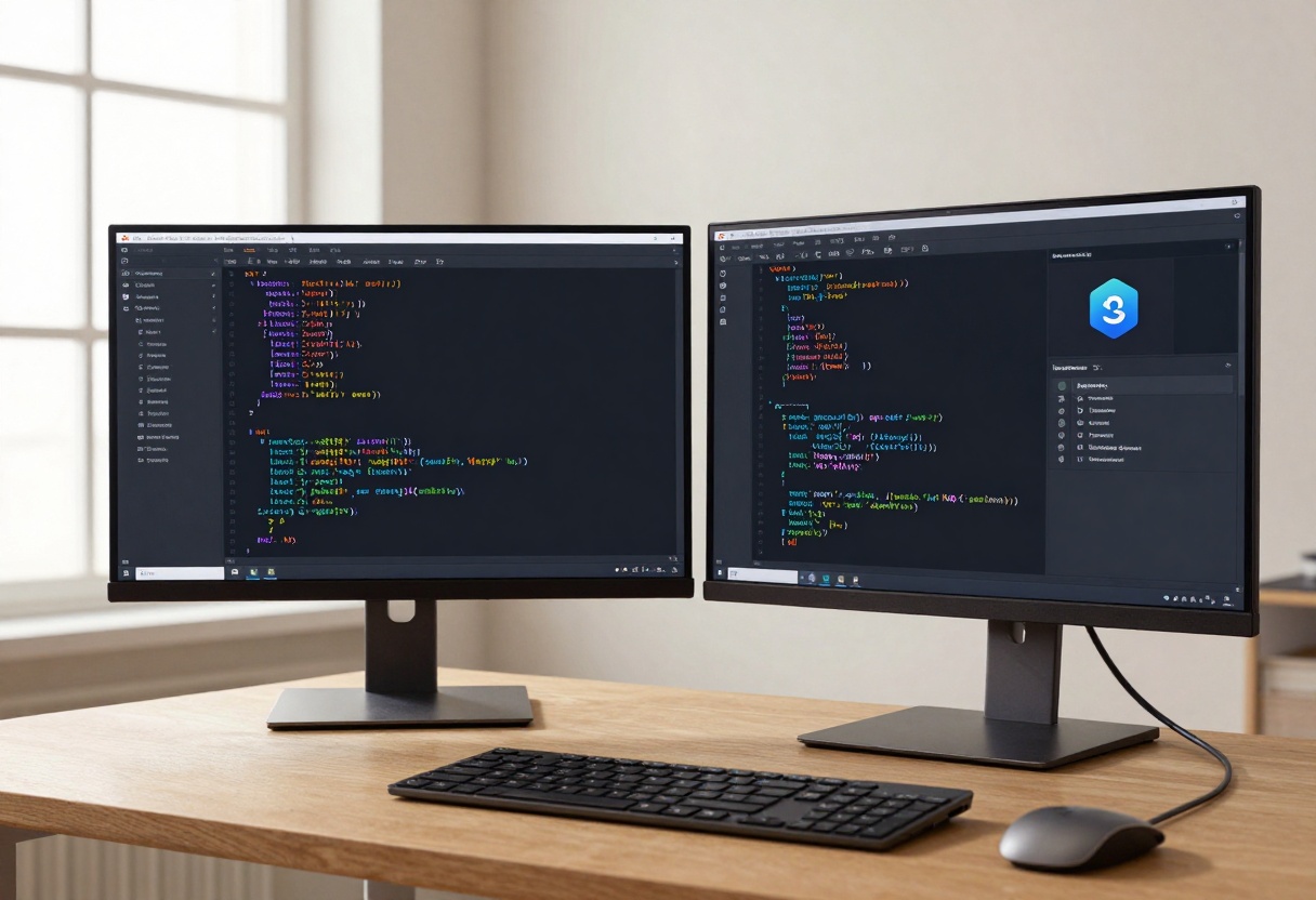 Developer workspace showing code generation