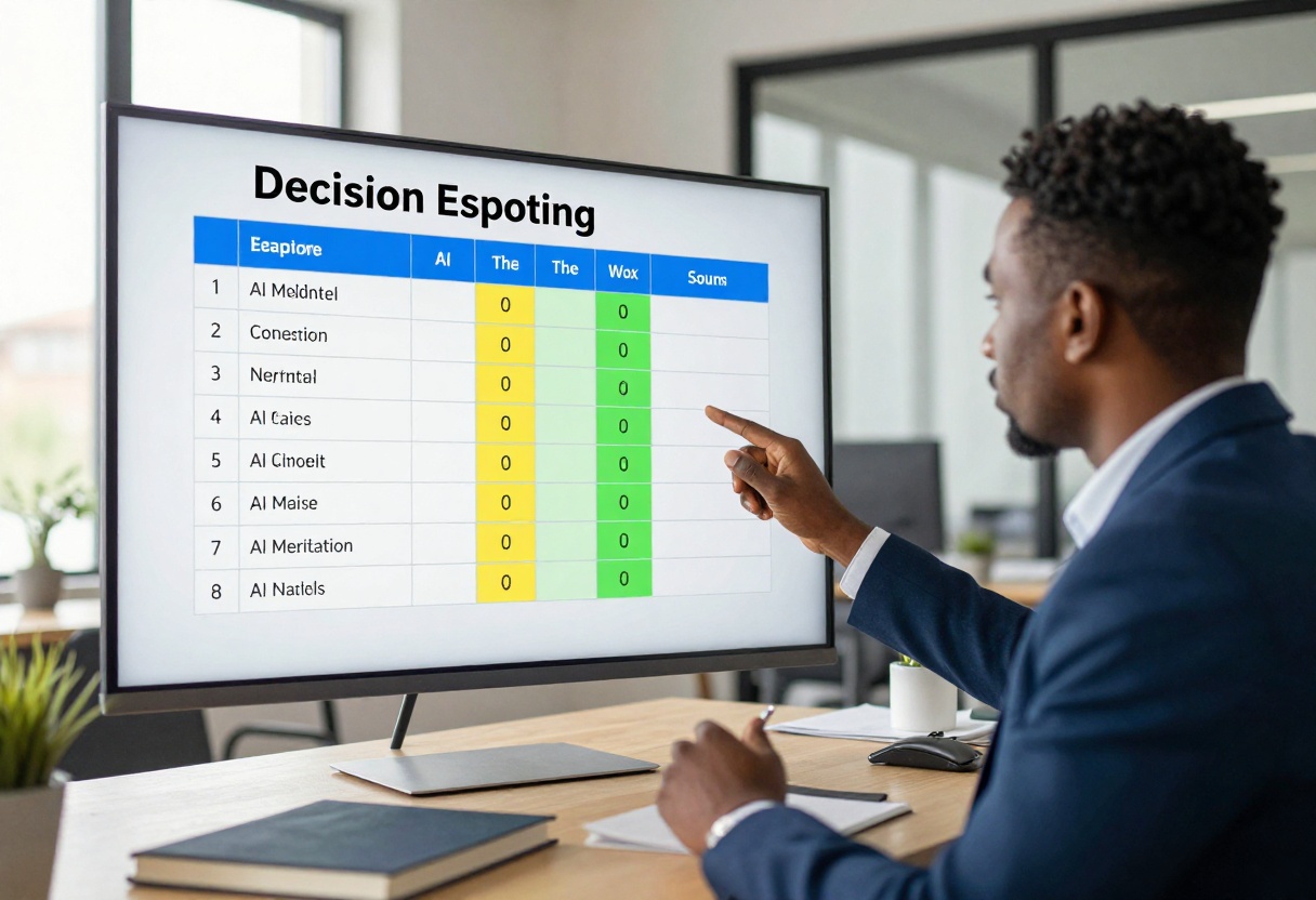Decision framework visualization