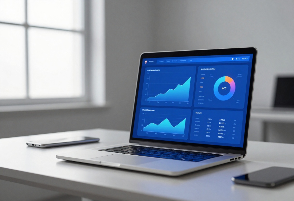 Performance dashboard showing speed metrics Performance dashboard showing speed metrics