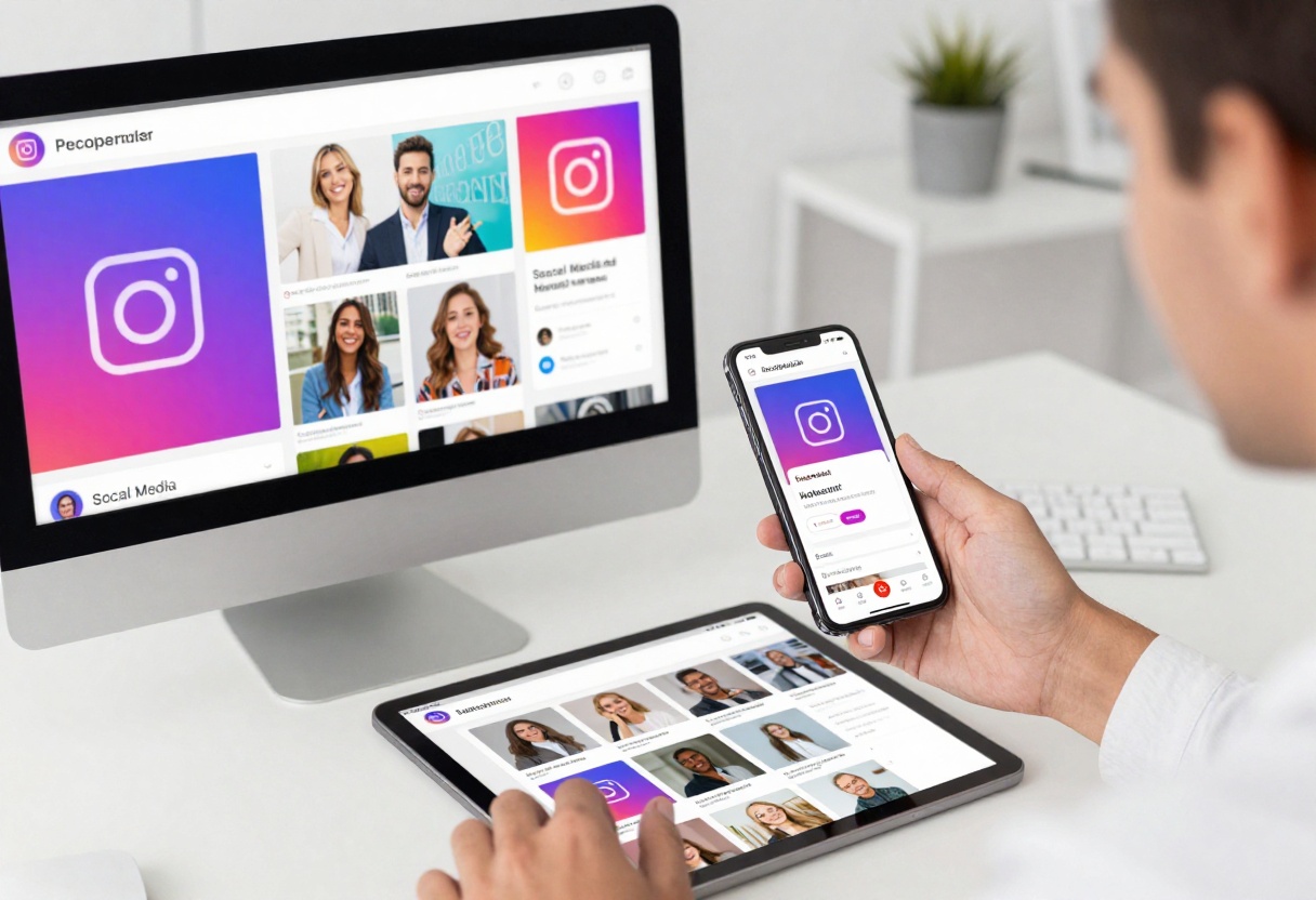 Social media content with AI