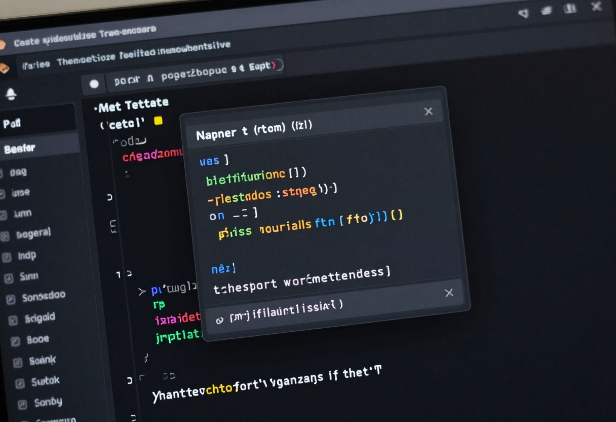 AI coding assistant showing intelligent code completion