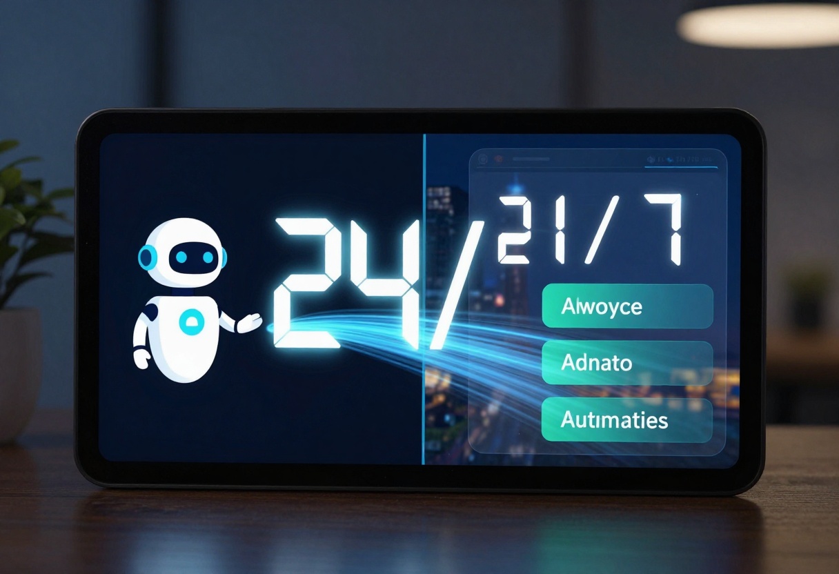 24/7 automated customer service availability