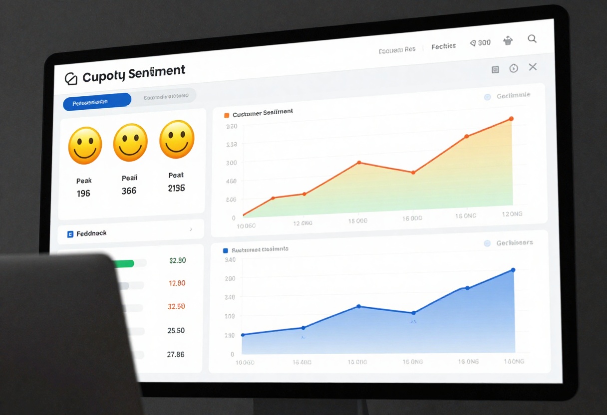 AI sentiment analysis dashboard