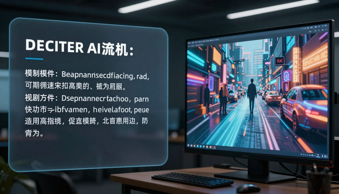 Text prompt transforming into video content