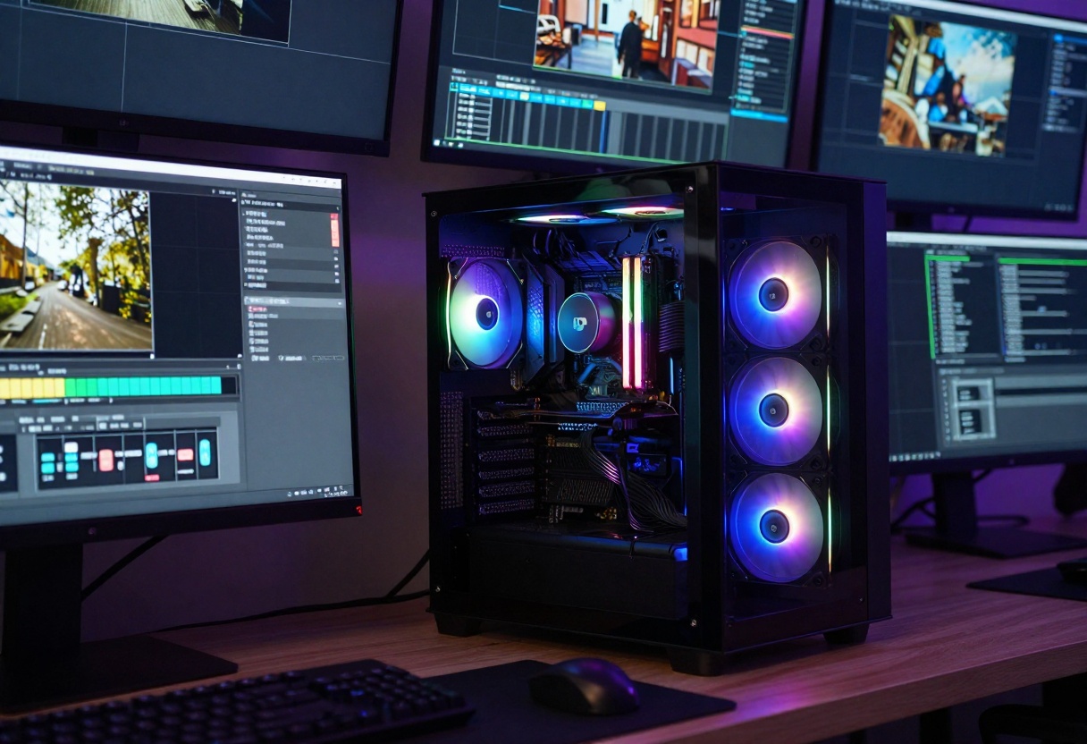 High-performance computer rendering video