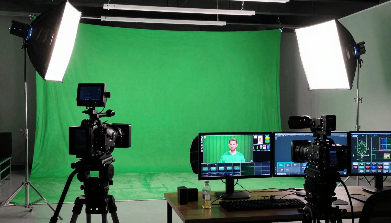 Professional video production studio