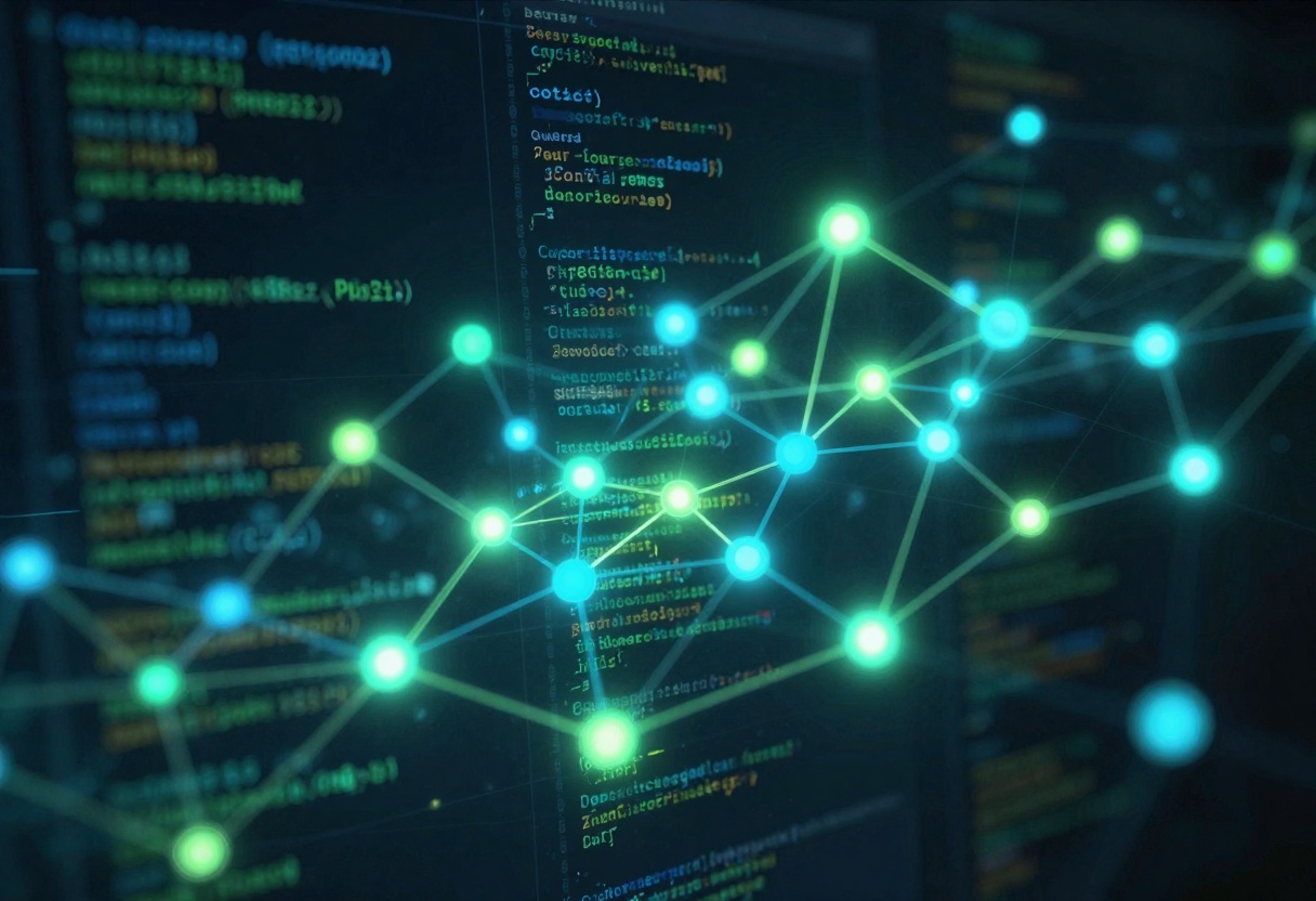Open source AI collaboration visualization Open source AI collaboration visualization