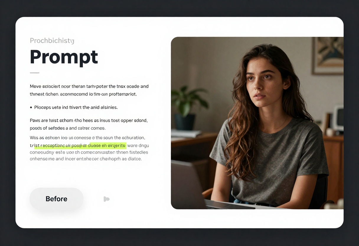 Comparison of prompt and resulting video Comparison of prompt and resulting video