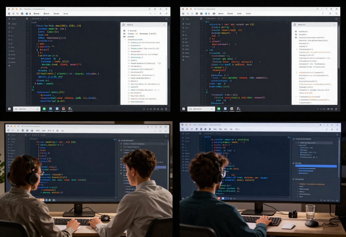 AI coding assistants comparison interface