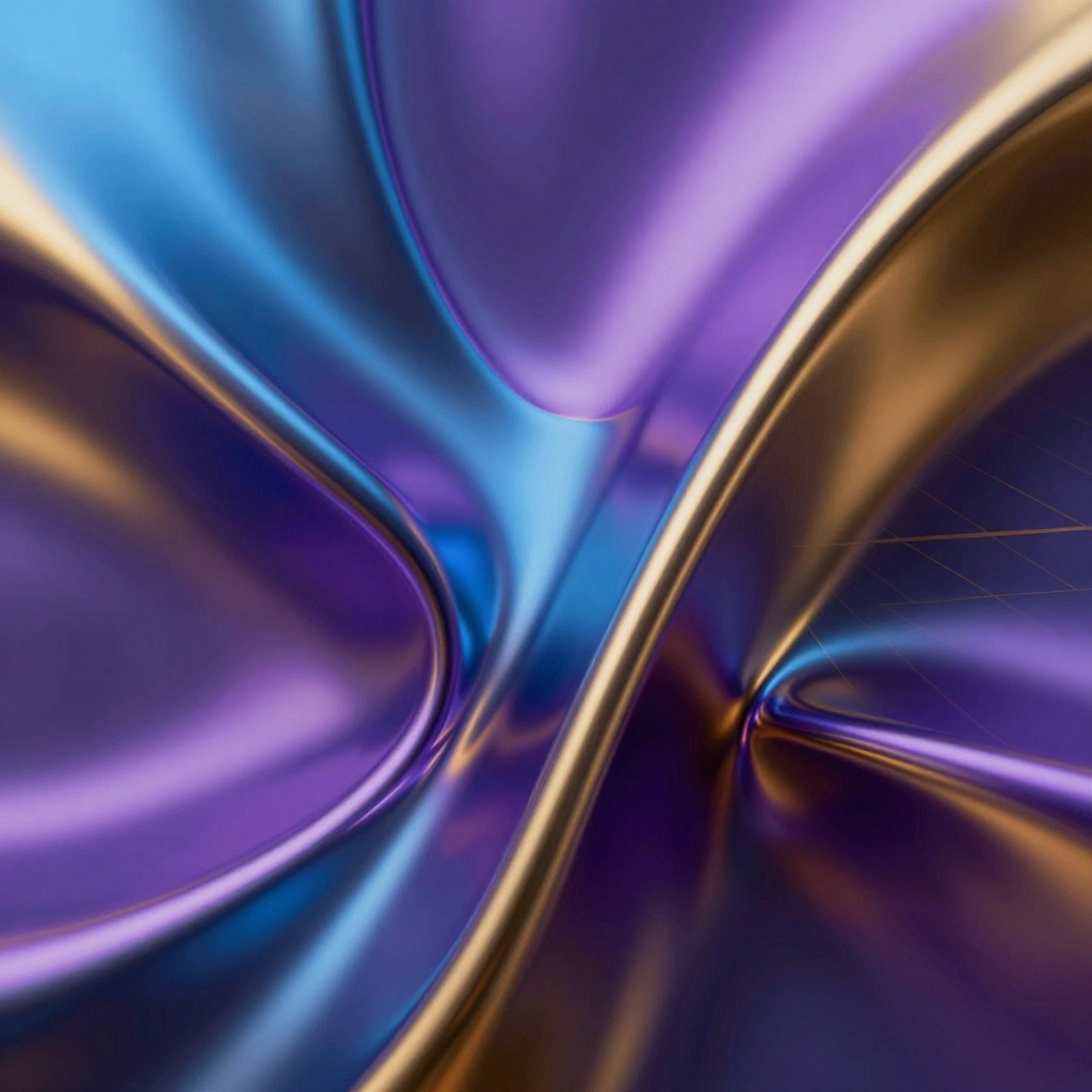 Abstract digital art with flowing forms Abstract digital art with flowing forms