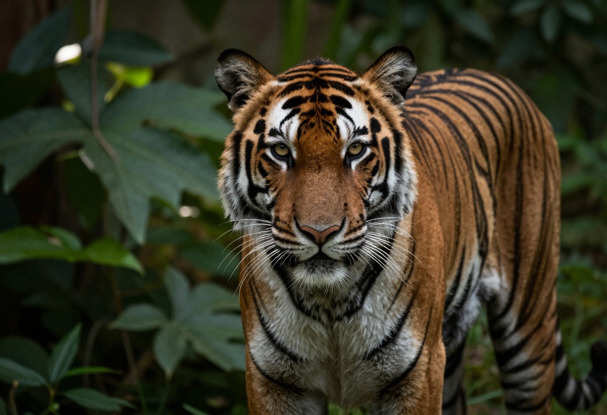 Majestic tiger in natural habitat Majestic tiger in natural habitat