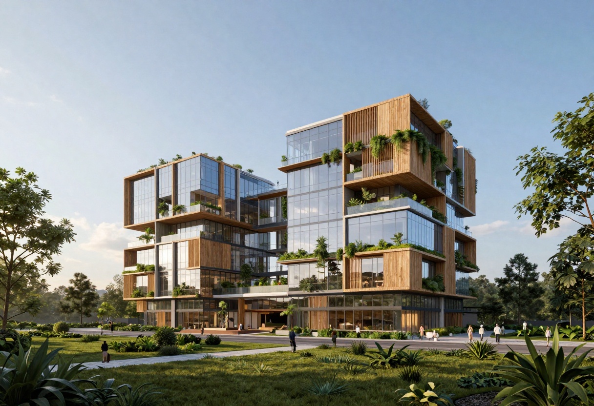 Modern architecture visualization