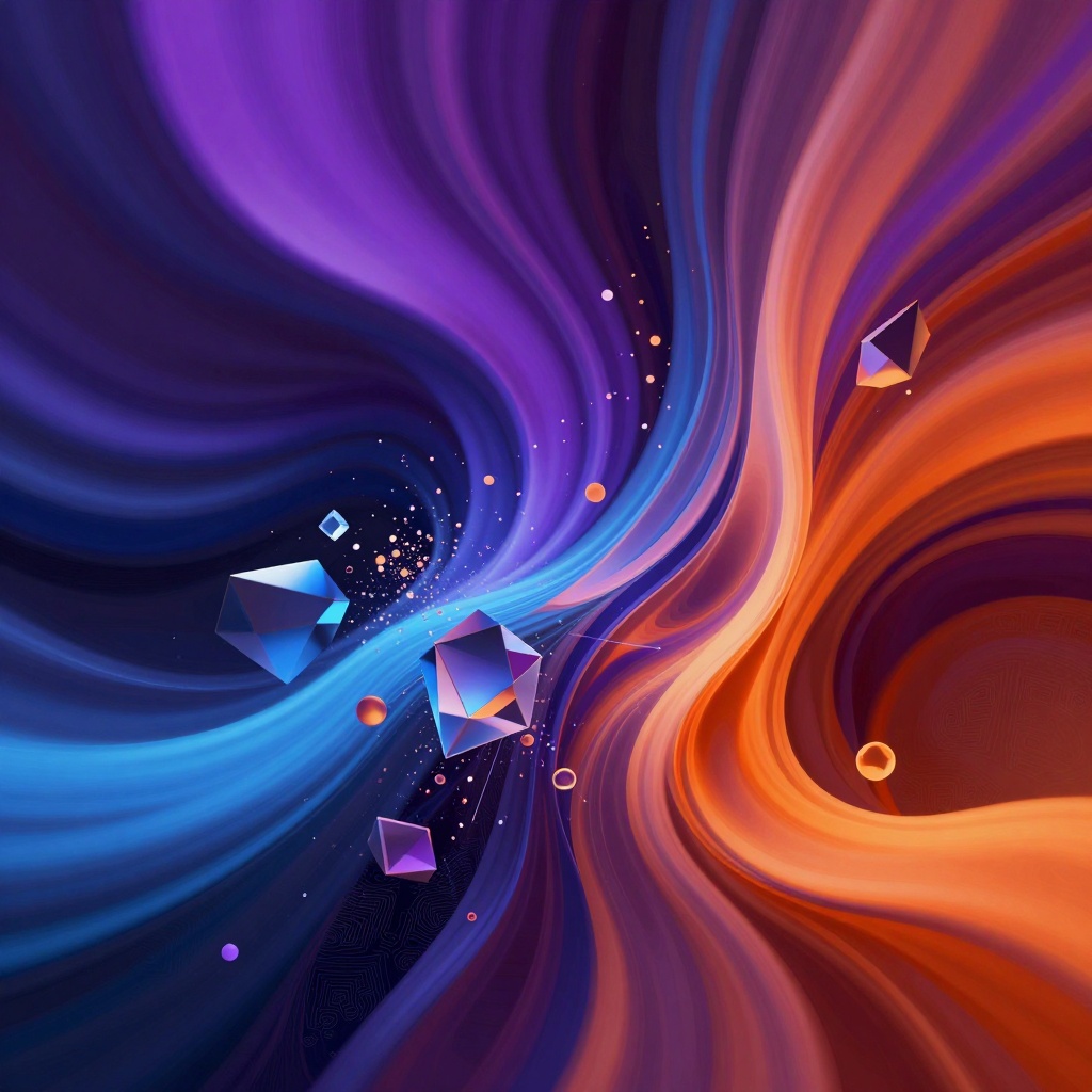 Abstract digital art composition