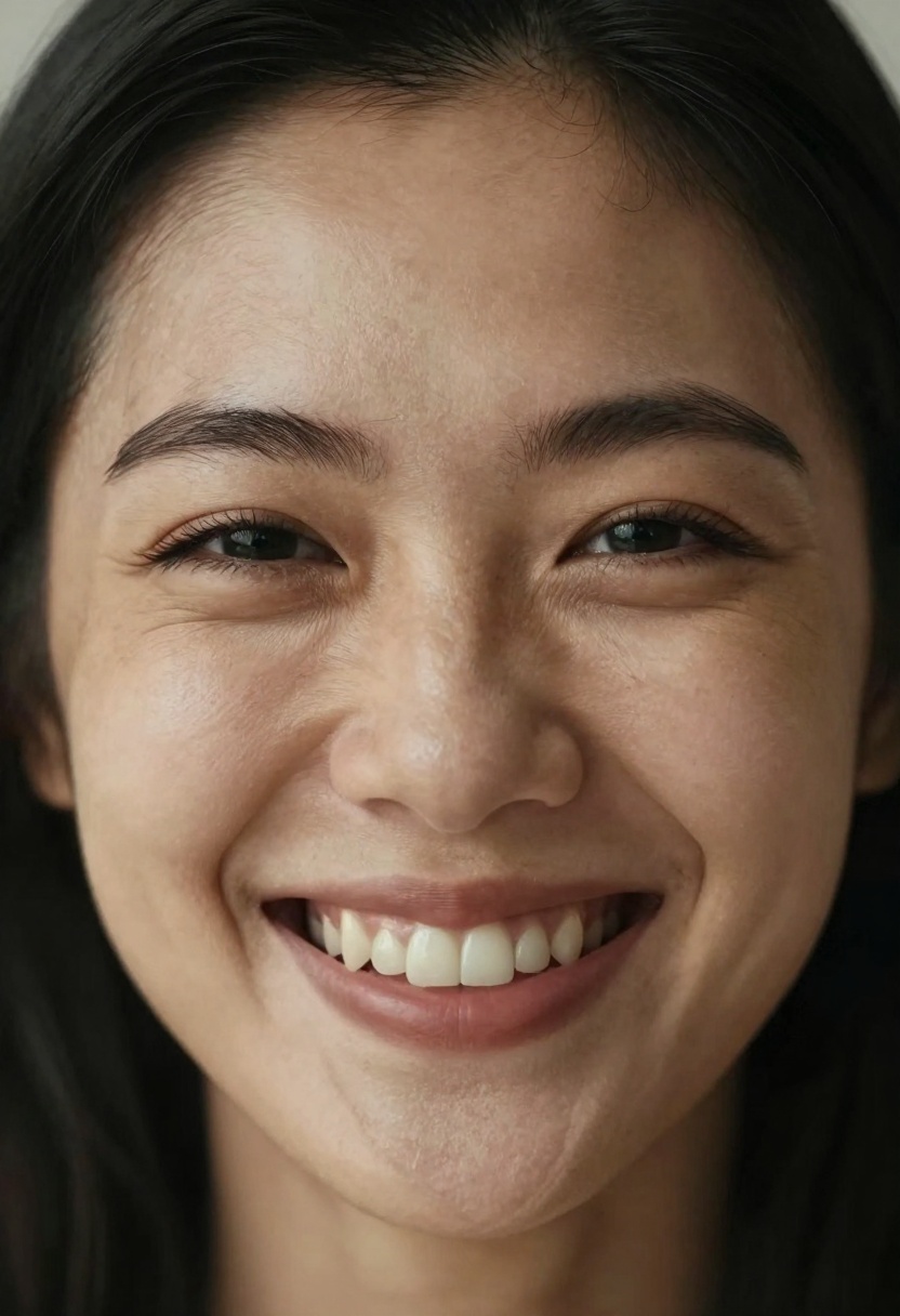 Photorealistic portrait showing natural human emotions and expressions
