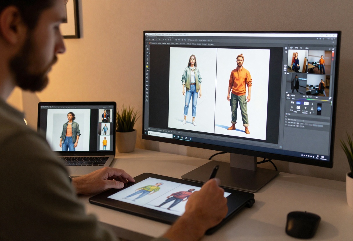 Artistic workflow example