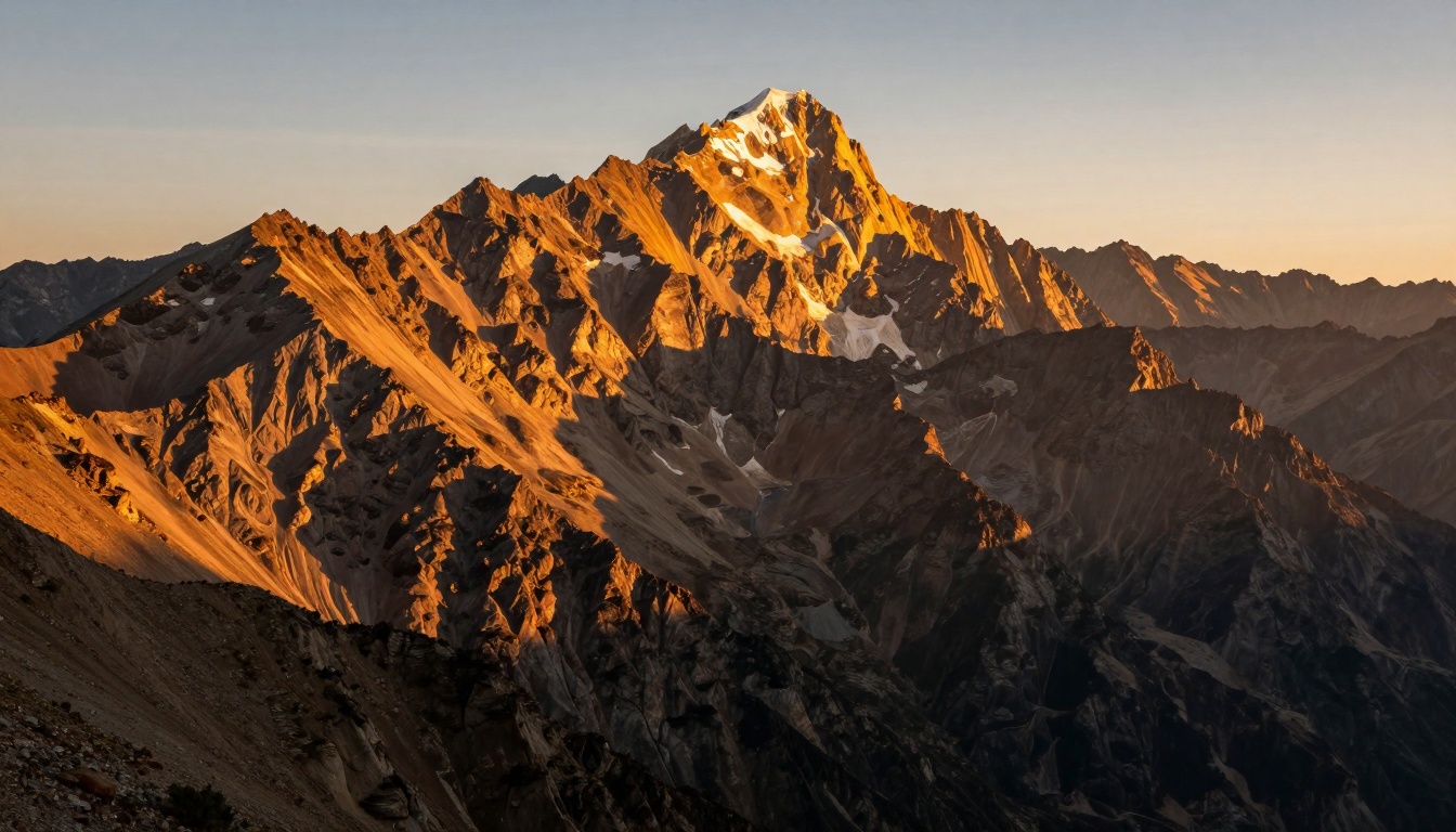 Photorealistic landscape generated with AI